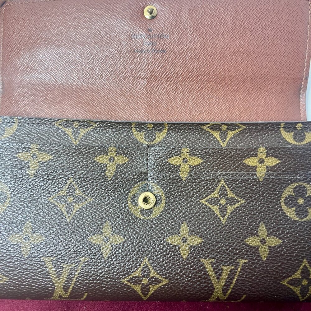 Louis Vuitton Monogram Sarah Wallet w Dust Bag and Box Pre-loved - Picture 4 of 14